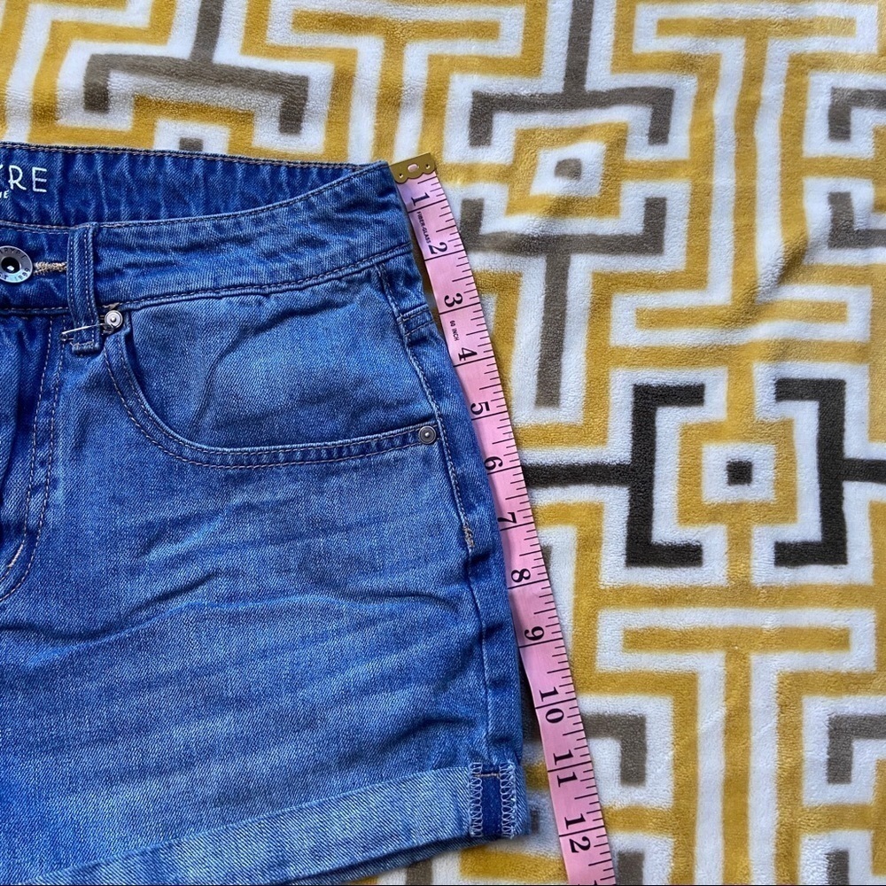 Empyre Juniors Blue Medium Wash Denim Shorts Blue Jean 7 Outdoor Casual Walking - Picture 5 of 8